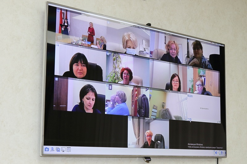 Первое заседание правления Белорусской нотариальной палаты 2021 года прошло онлайн