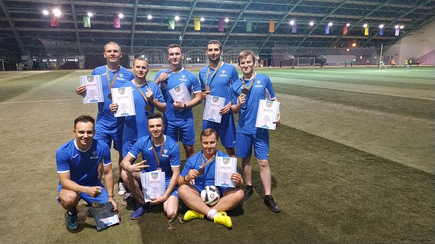 Команда НЦПИ заняла второе место в соревнованиях по футболу