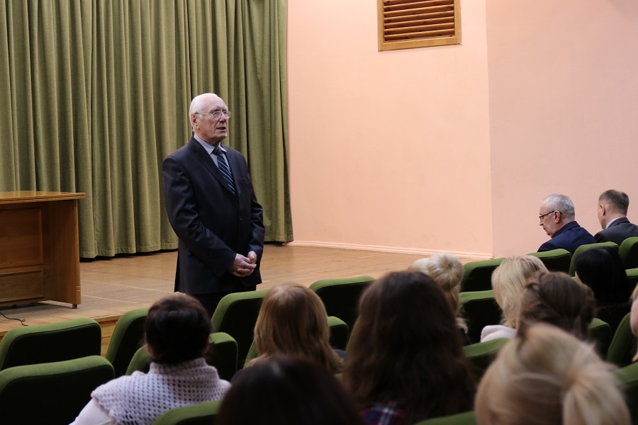 Перед сотрудниками НЦПИ 19 января 2018 года выступил академик Петр Александрович Витязь