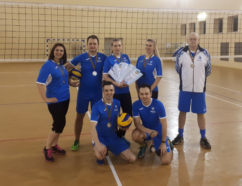 Команда НЦПИ заняла второе место в соревнованиях по волейболу
