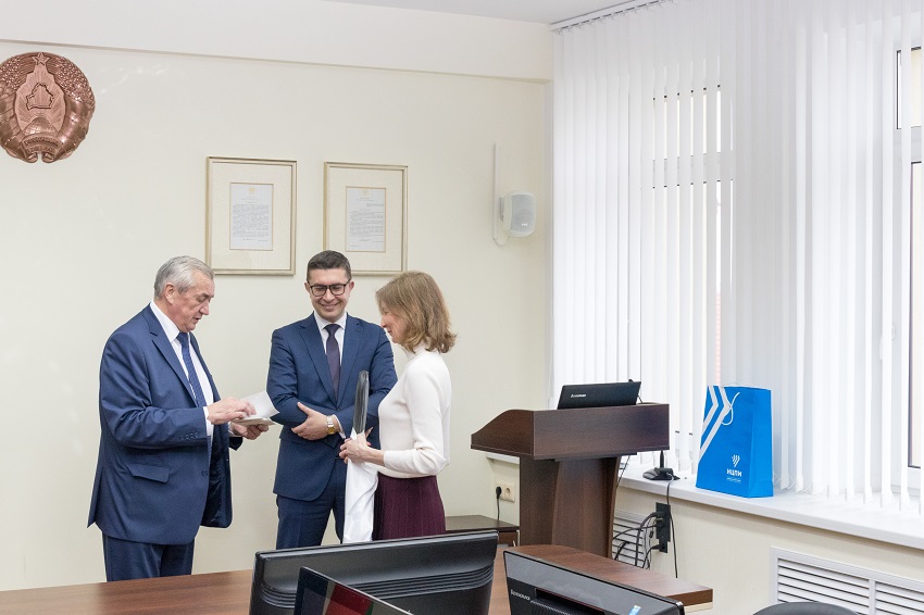 Председатель общественного объединения «Белорусская федерация бадминтона» Петраш Александр Сергеевич посетил Национальный центр правовой информации Республики Беларусь