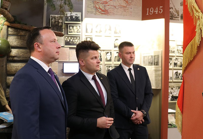 В рамках своего визита представители НЦПИ посетили Музей истории комсомола и молодежного движения Беларуси