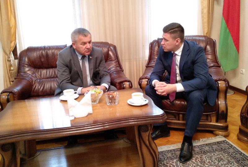 Встреча с Чрезвычайным и Полномочным Послом Республики Беларусь в Республике Узбекистан Леонидом Мариничем